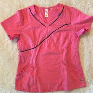 Urbane scrubs top
